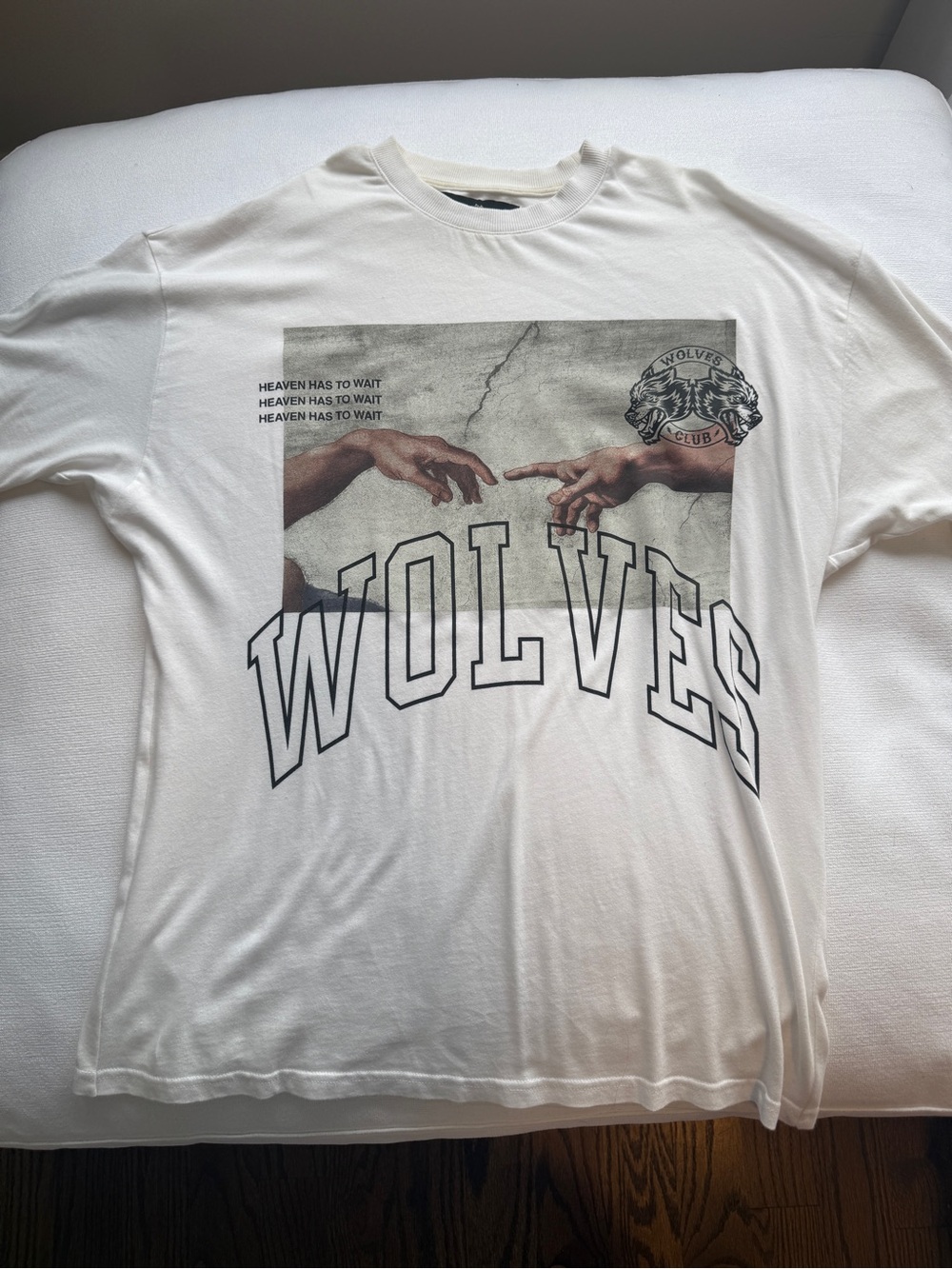 Darc Sport White Wolves Graphic Crewneck Tee